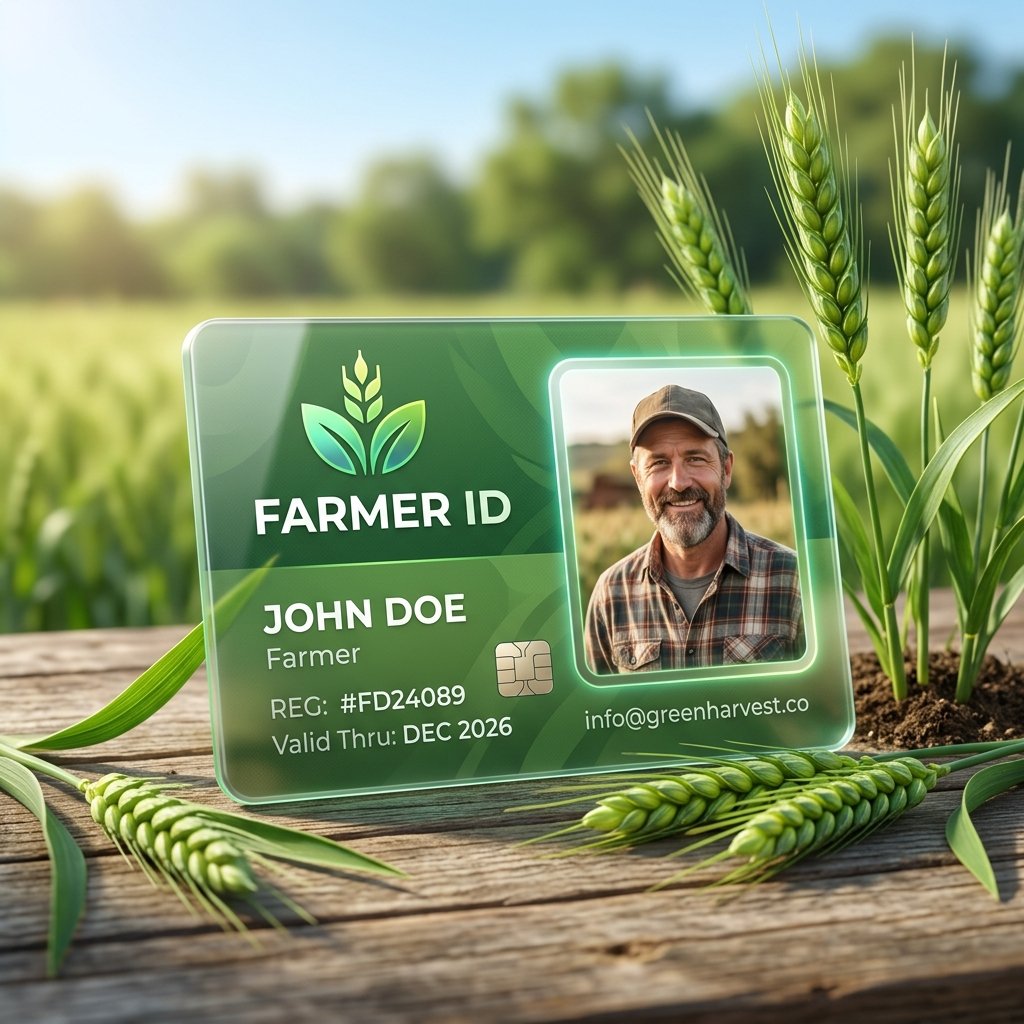 Farmer ID Card Crop & Print